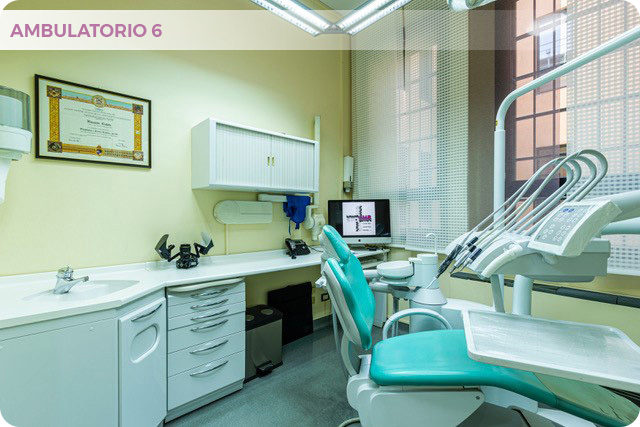 AMBULATORIO 6 - dedicato alle sedute di igiene orale professionale e sbiancamento dentale